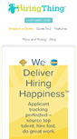 Mobile Screenshot of ajinomoto.hiringthing.com