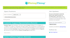 Desktop Screenshot of careers.hiringthing.com