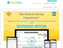 Tablet Screenshot of hiringthing.com